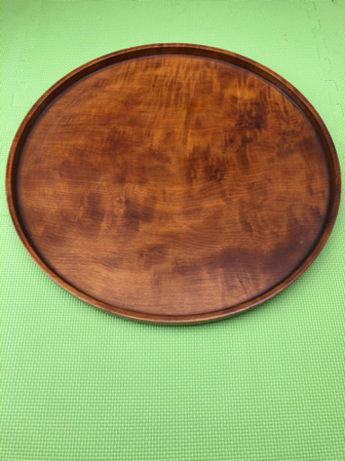 【超特大】天然木　くり抜き丸盆　54㎝