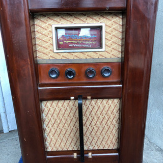 日立 真空管式ラジオ 電蓄 レコードプレーヤー SPレコード レトロ 昭和レトロ 真空管式電気蓄音機 ラジオ レコードプレーヤー