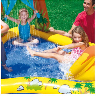 早い者勝ちです！家庭用プール ダイナソープールの画像