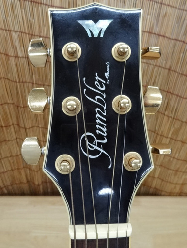  モーリス エレクトリックアコースティックギター Morris Rumbler MR-2DX PR-1245B エレアコ ストラップ付