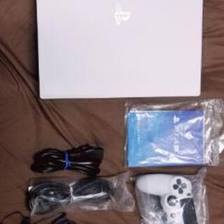 【美品】希少な白  PlayStation4 Pro PS4 縦置きスタンド着の画像