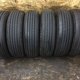 DUNLOP SP355 205/70R16 111/109L LT 16インチ トラックタイヤ 6本 2020年製 新車外し (TE324) クレジットカード QR決済可能