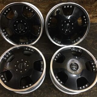 SPEED STAR ビエナD ビエナディッシュ 社外ホイール マルチ 16インチ 4本 7J4/5HPCD114.3+48 エクストレイル ヴォクシー等　(VHA201) クレジットカード QR決済可能