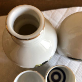イラスト入りとっくり、おちょこセットの画像