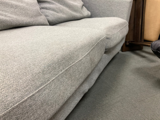 【激安‼️】布製三人掛けソファ