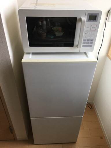 無印良品　家電3点セット　冷蔵庫　電子レンジ　洗濯機4.5kg  中古