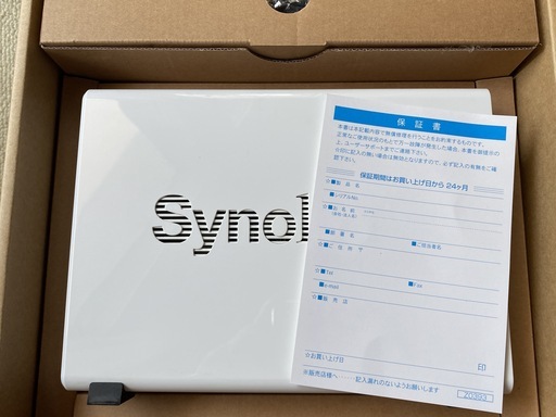 Synology DiskStation DS218j（中古美品・保証書付き）