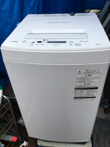TOSHIBA 洗濯機　2018年製モデル　4.5Kg 動作品