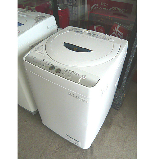 札幌 【美品 4.5kg 洗濯機】シャープ ES-FG45L-H 2012年 SHARP 一人暮らし 単身 本郷通店