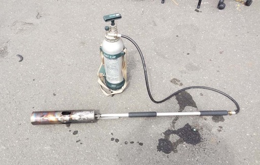 灯油式　草焼きバーナー　kusayaki GT-500　中古品