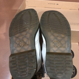 ドクターマーチン　8ホール　ホワイトの画像