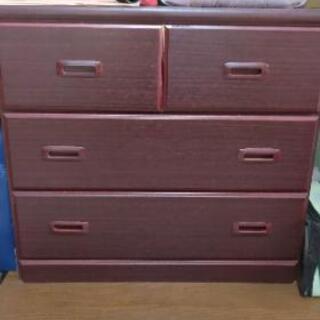 奥行き70cm　引き出し中分割　タンス　箪笥の画像