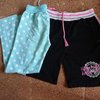 140女の子の夏服セットの画像