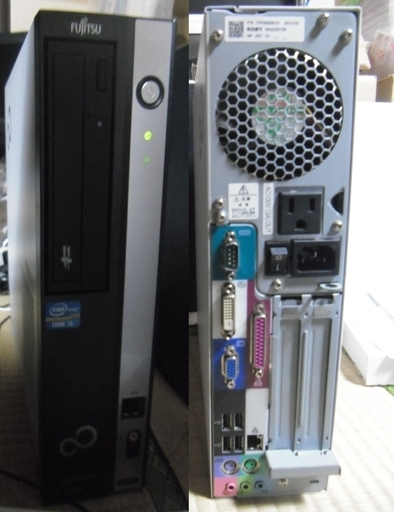 富士通 コアI5CPU 3.1GHz WIN10認証済 メモリ4G HDD500GB