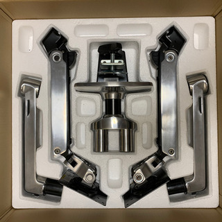 Ergotron エルゴトロン　LXデュアルデスクマウントアーム サイドバイサイド (アルミニウム) モニターアームの画像