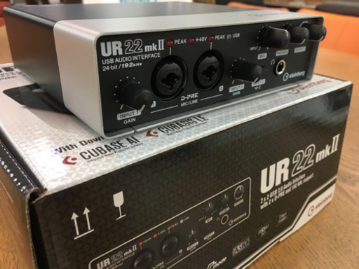 steinberg UR22mkⅡ　オーディオインターフェース　DTM　録音機材　レコーディング機器　宅録
