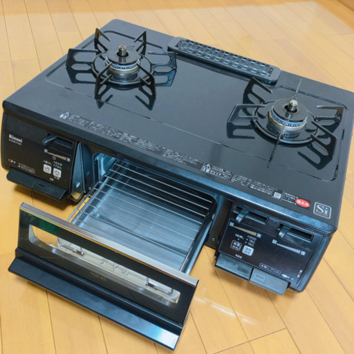 リンナイ 都市ガス 2口 ガスコンロ 右強