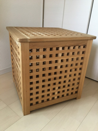 IKEAイケア　収納ボックス　木製BOX