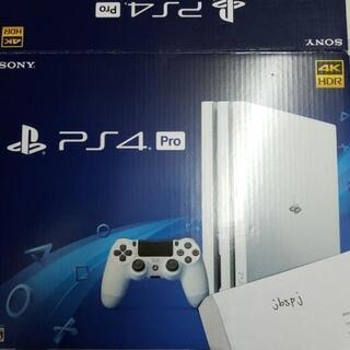 【美品】希少な白  PlayStation4 Pro PS4 縦置きスタンド着の画像