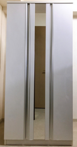 全身鏡付き本棚 本棚以外でも使用可