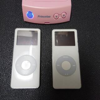i pod 2台＋スピーカーの画像