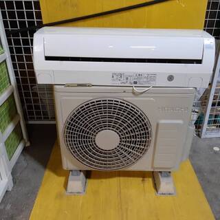 宮崎県内限定標準⛑工事価格込み⛑日立 HITACHI　ルームエアコン 　100V 冷2.2kw 暖2.2kw (内)RAS-L22DE22 (外)RAC-L22DE2　2014年式　