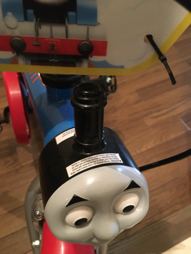 トーマス　自転車　補助輪付き①