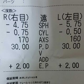 度入りウエリントンPCメガネの画像