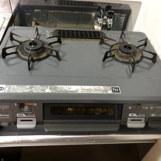 お譲り先決定しました　ガスコンロ　2口　都市ガス　リンナイ