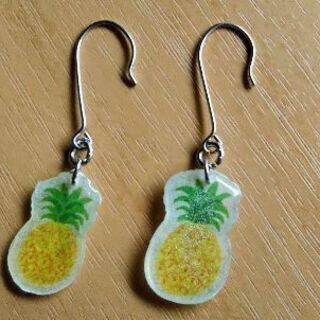 【100円】パイナップルピアス🍍