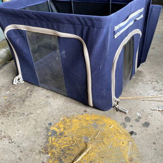 インディゴ収納ボックス、3個で1セット。驚愕の価格1セット500円の画像