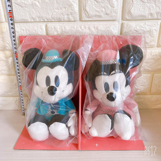 新品　ディズニー　ミッキー　ミニー　ぬいぐるみ　ラストワン賞！の画像