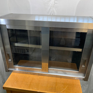 SINKO 業務用 ステンレス製 吊り戸棚 食器棚 W900xD300xH600mm