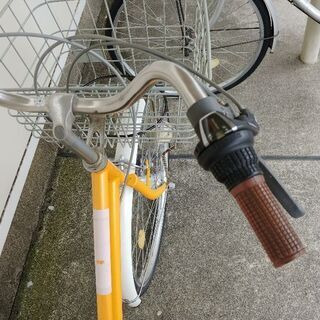 シマノ26インチ　6段変速　オートLEDライトの画像