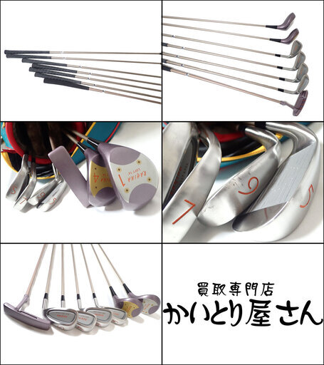 CA259 RAHINA ゴルフクラブ 7本セット レディース ゴルフバッグ