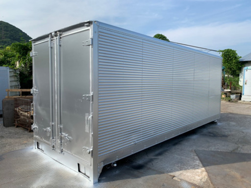 No.372 アルミバン 4ｔ アルミ箱 バイク倉庫 トラックコンテナ コメ保管庫 物置 DIY