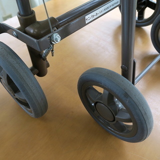 シルバーカー サニーウォーカー AS-Ⅲ 花柄ブラウン 手押し車 島製作所 お越し頂ける方のみ譲渡の画像