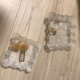 アクセサリー 小物入れ 雑貨 トレー 大小セットの画像