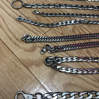 ネックレス チェーン 12本 美品 メッキシルバーの画像