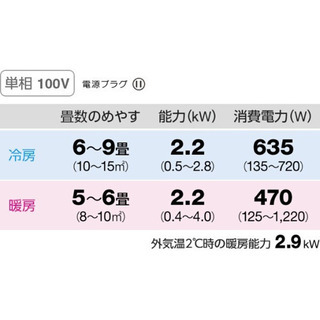 【美品】パナソニックルームエアコンCS-J228C-W 2018年 EoliaJシリーズ クリスタルホワイト [6畳用 /100V]の画像