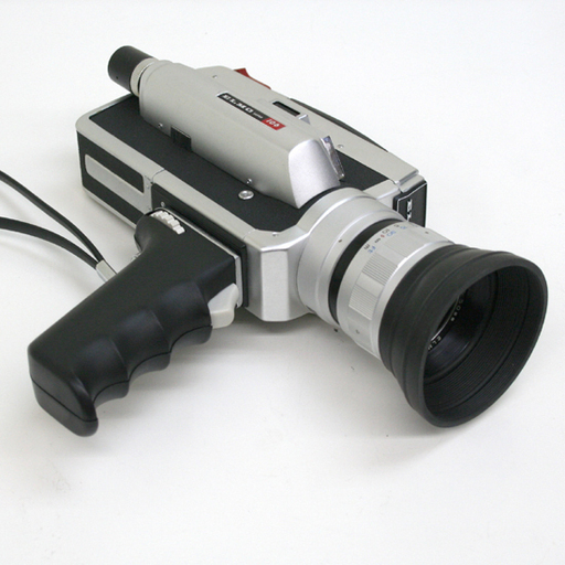 昭和レトロ 8mmカメラ エルモ スーパー106 SUPER8 1:1.8 8～50mm 6倍ズーム 動作確認済み 8mmフィルム カメラ ☆ PayPay(ペイペイ)決済可能 ☆ 札幌市 清田区 平岡