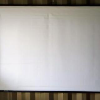 SHARP/シャープ プロジェクタースクリーン  吊下げ式 巻き...