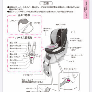 エールベベのチァイルドシートです