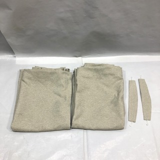 防炎カーテン ベージュ系 幅106×長さ200cm 2枚組 遮光...