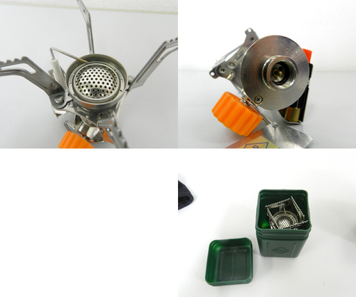点火チェック済 EPI gas シングルバーナー REVO-3700型・QUO型 ストーブ 2個セット 登山 キャンプ コンロ ☆ P