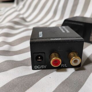 デジタル(光＆同軸)→アナログ(RCA) オーディオ変換器の画像