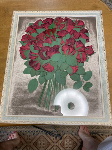 薔薇の押し花