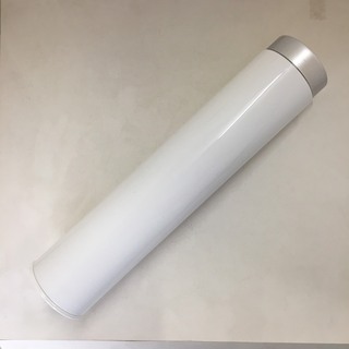 【新品】スリムボトル UV折りたたみ傘　ホワイト×ネイビー
