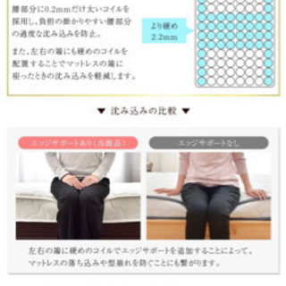 シングル組み立てベッド<無料>とマットレス<1000>セットの画像