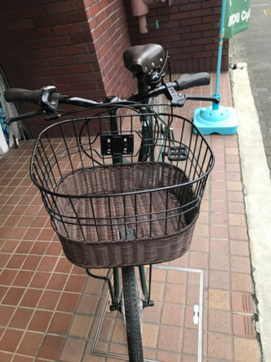 27インチ　内装３段変速　ledオートライト付き　カーキ色